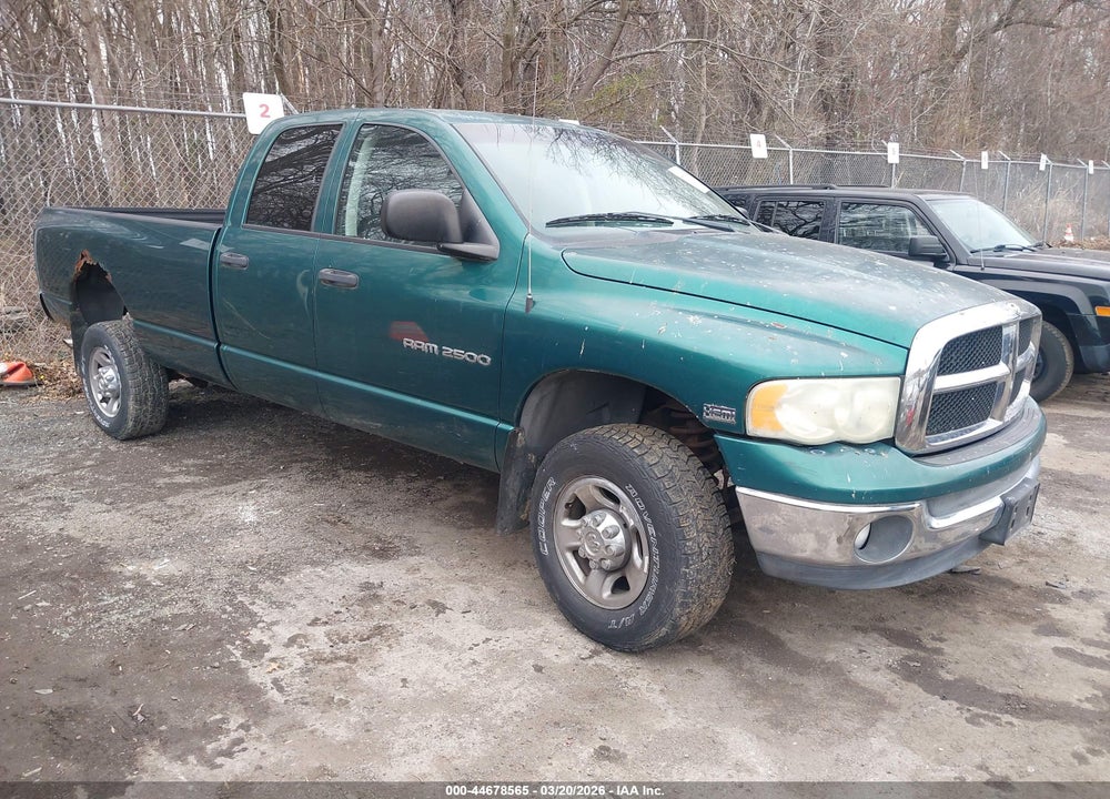 2003 DODGE RAM 2500 SLT/LARAMIE/ST VIN: 3D7KU28D03G863256