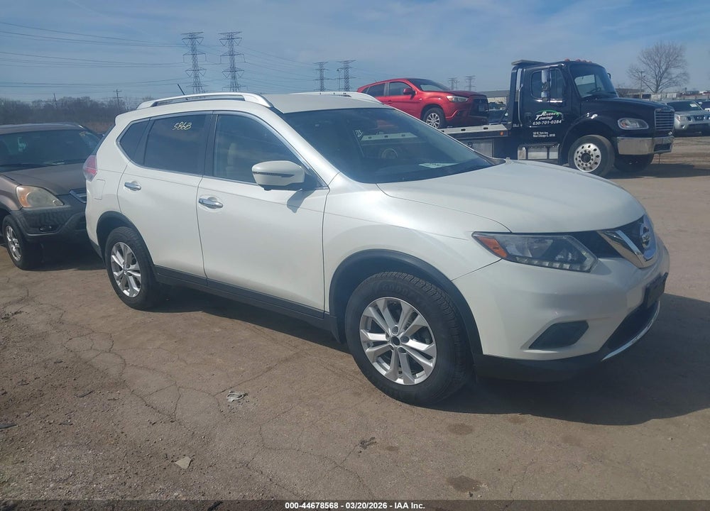 2016 NISSAN ROGUE SV VIN: KNMAT2MV3GP617925