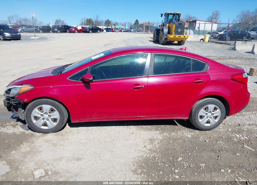 2016 KIA FORTE LX VIN: KNAFX4A61G5537521