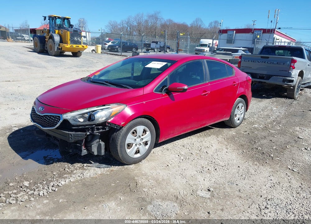 2016 KIA FORTE LX VIN: KNAFX4A61G5537521