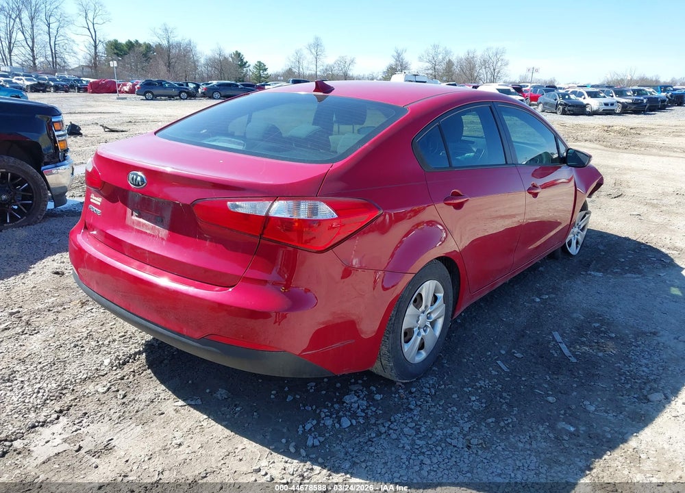 2016 KIA FORTE LX VIN: KNAFX4A61G5537521