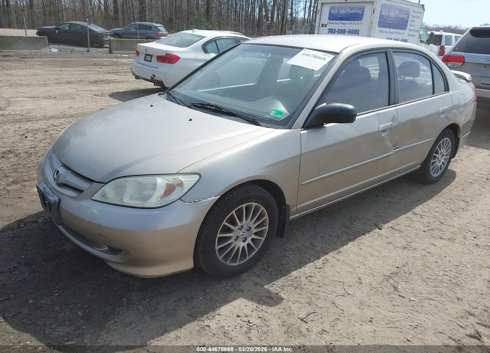 2005 HONDA CIVIC LX VIN: 2HGES16535H626655
