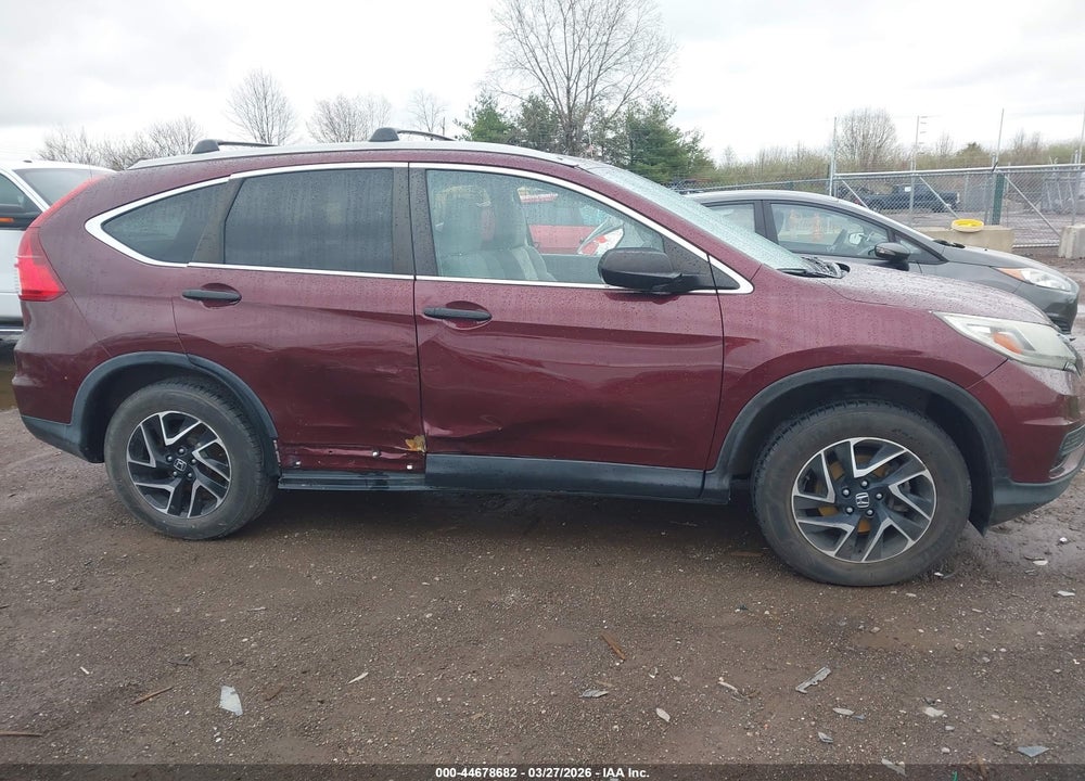 2016 HONDA CR-V SE VIN: 5J6RM4H40GL075035