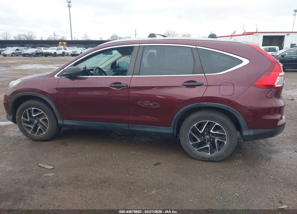 2016 HONDA CR-V SE VIN: 5J6RM4H40GL075035