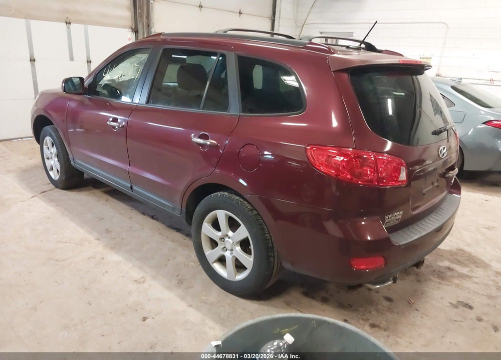 2009 HYUNDAI SANTA FE LIMITED VIN: 5NMSH13E09H286654