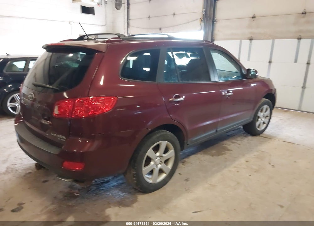2009 HYUNDAI SANTA FE LIMITED VIN: 5NMSH13E09H286654