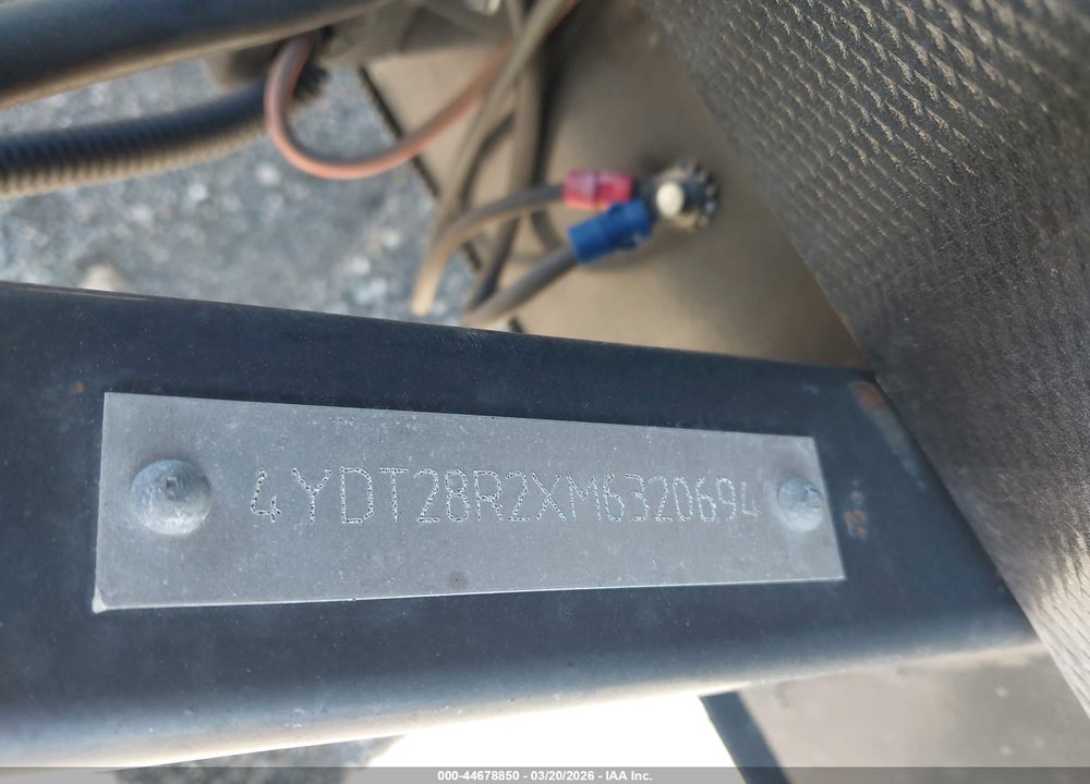 2021 KEYSTONE 28RKS VIN: 4YDT28R2XM6320694