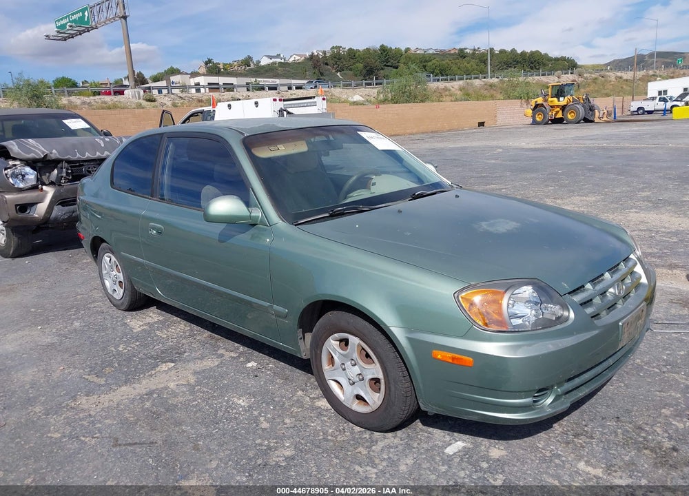 2005 HYUNDAI ACCENT GLS/GT VIN: KMHCG35CX5U325795