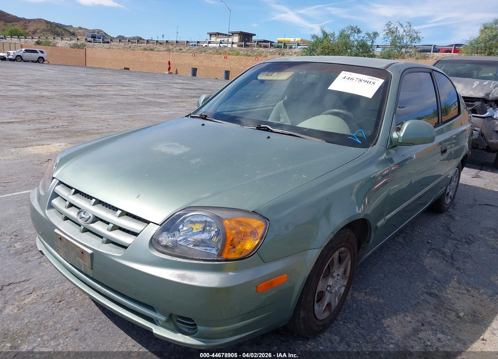 2005 HYUNDAI ACCENT GLS/GT VIN: KMHCG35CX5U325795