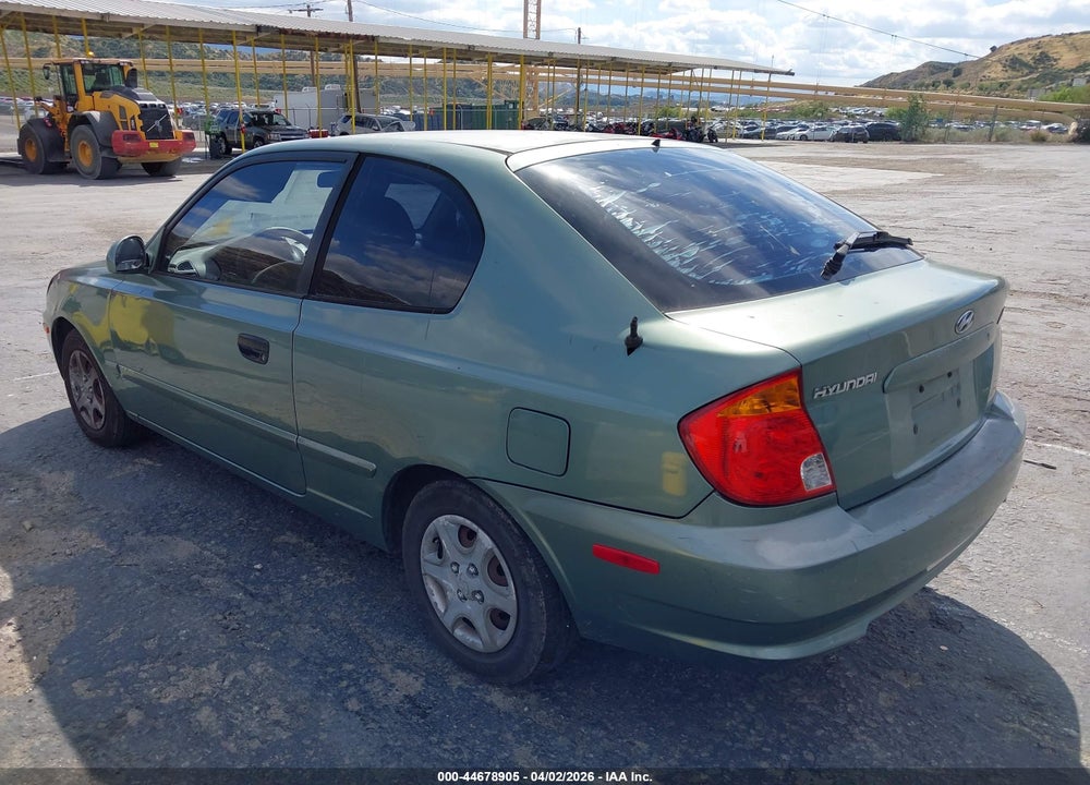 2005 HYUNDAI ACCENT GLS/GT VIN: KMHCG35CX5U325795