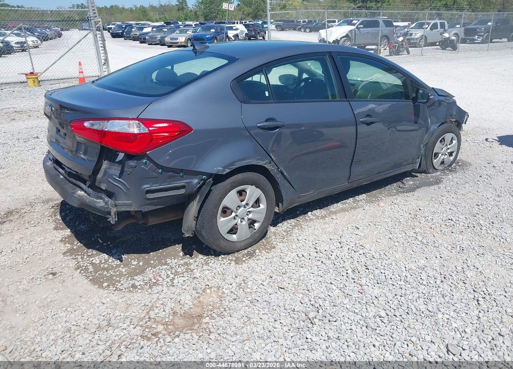 2016 KIA FORTE LX VIN: KNAFX4A60G5519706