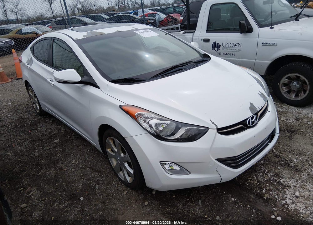 2012 HYUNDAI ELANTRA LIMITED VIN: 5NPDH4AE7CH097717