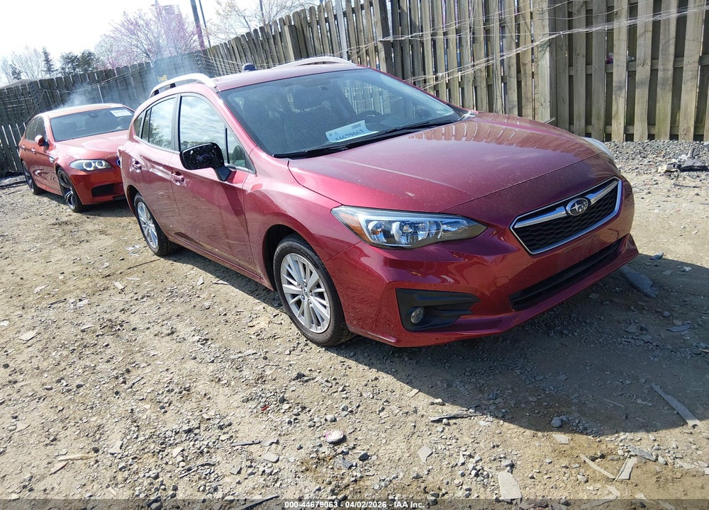 2018 SUBARU IMPREZA 2.0I PREMIUM VIN: 4S3GTAD64J3725935