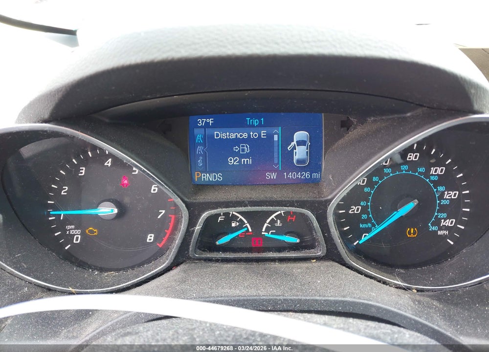 2014 FORD ESCAPE S VIN: 1FMCU0F70EUA82684