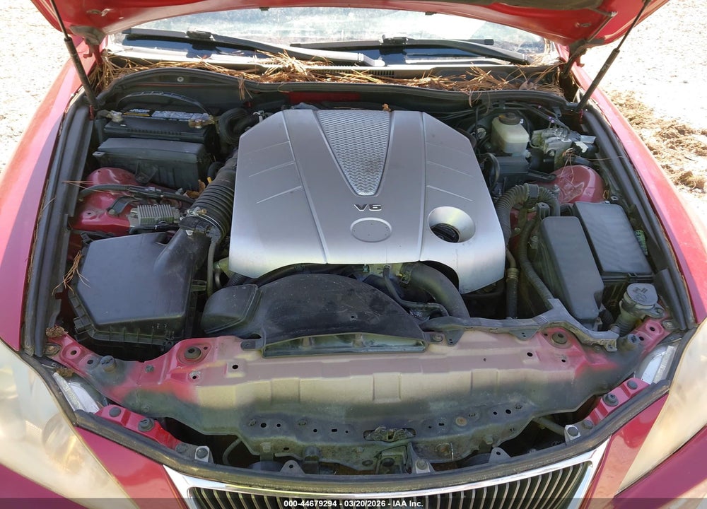 2007 LEXUS IS 350 VIN: JTHBE262X75012716