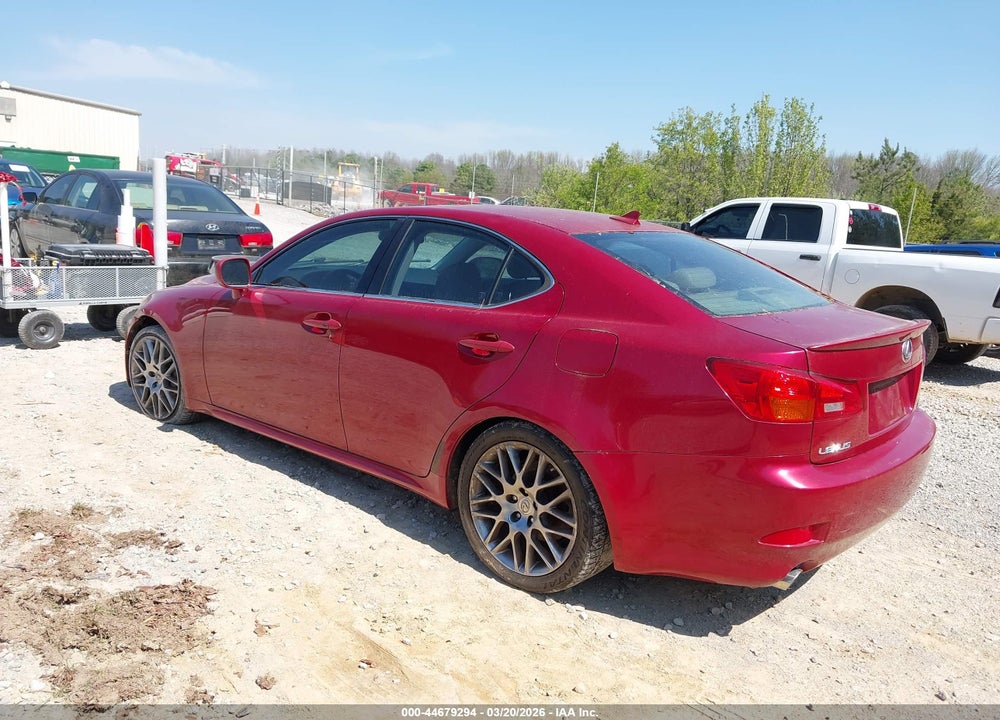 2007 LEXUS IS 350 VIN: JTHBE262X75012716