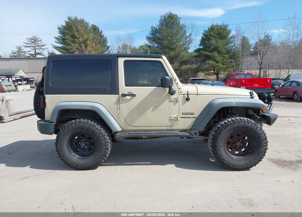2011 JEEP WRANGLER SPORT VIN: 1J4GA2D16BL595765