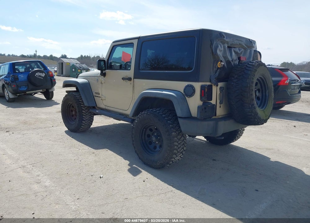 2011 JEEP WRANGLER SPORT VIN: 1J4GA2D16BL595765
