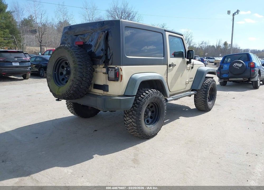 2011 JEEP WRANGLER SPORT VIN: 1J4GA2D16BL595765