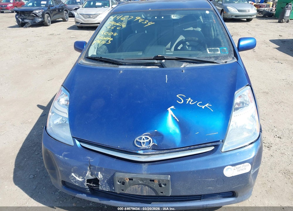 2008 TOYOTA PRIUS VIN: JTDKB20U787768336