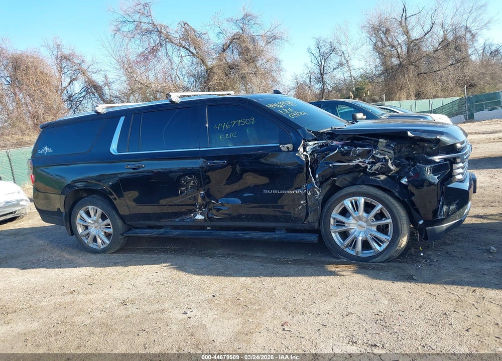 2021 CHEVROLET SUBURBAN 4WD HIGH COUNTRY VIN: 1GNSKGKLXMR135272