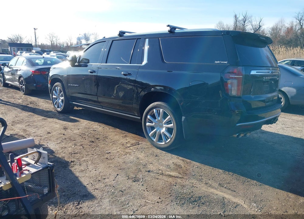 2021 CHEVROLET SUBURBAN 4WD HIGH COUNTRY VIN: 1GNSKGKLXMR135272