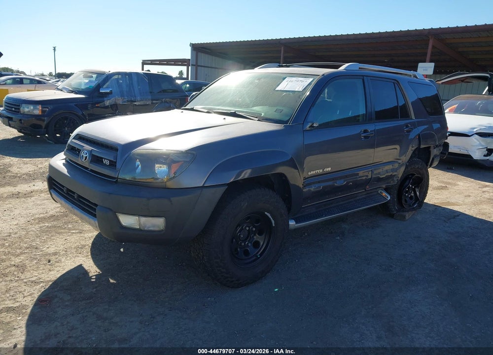 2003 TOYOTA 4RUNNER LIMITED V8 VIN: JTEBT17R130022826