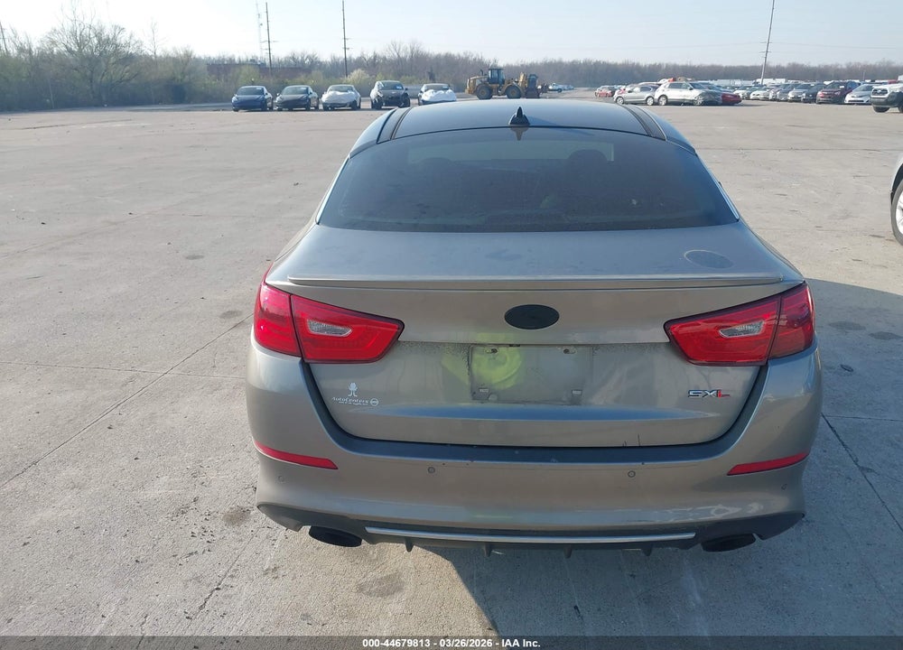 2015 KIA OPTIMA SXL TURBO VIN: 5XXGR4A64FG409818