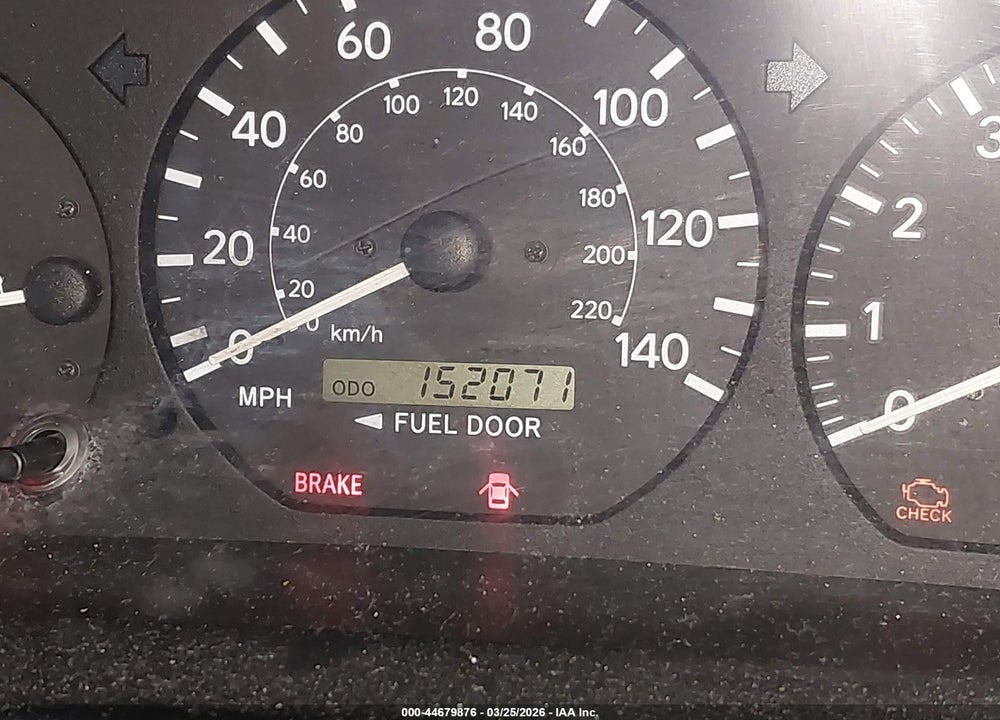 2000 TOYOTA CAMRY XLE V6 VIN: JT2BF28K3Y0288139