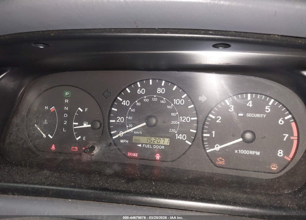 2000 TOYOTA CAMRY XLE V6 VIN: JT2BF28K3Y0288139