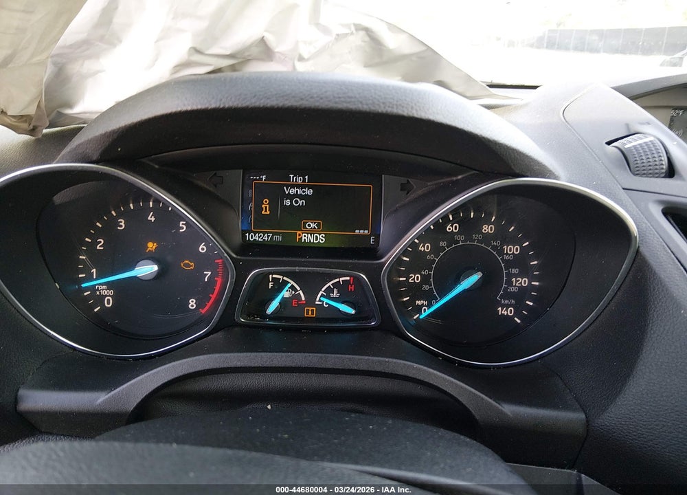 2019 FORD ESCAPE S VIN: 1FMCU0F71KUA58499
