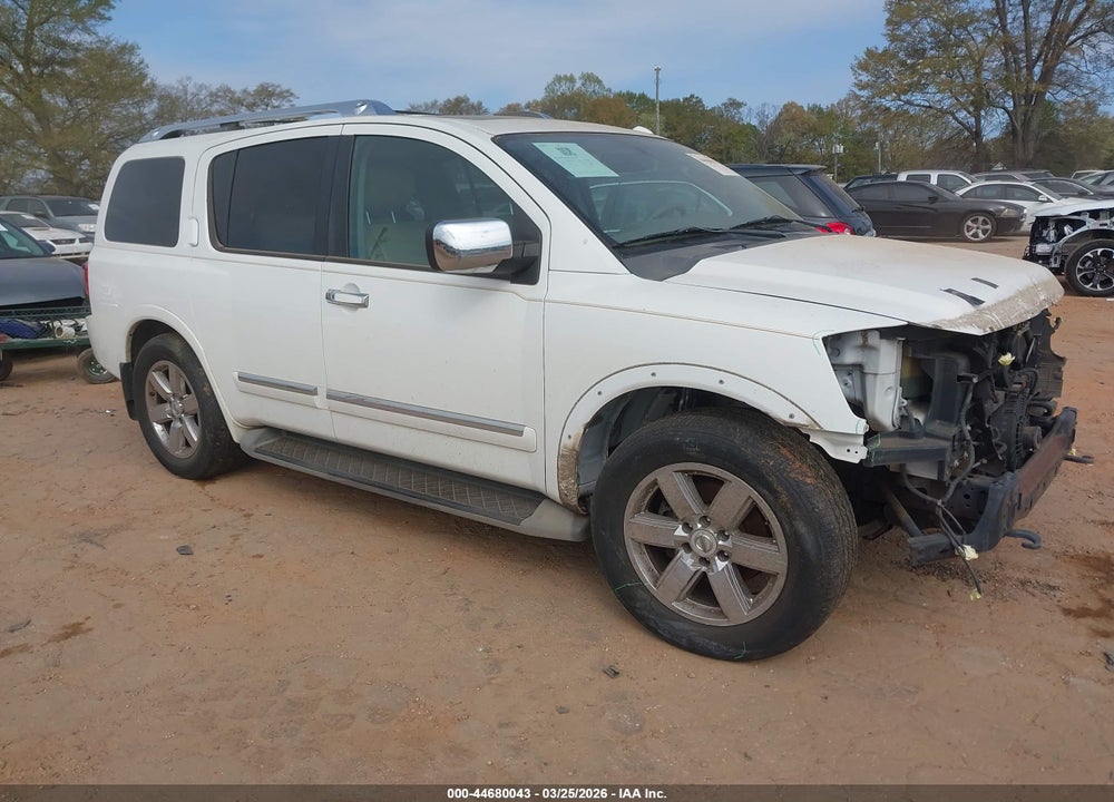 2012 NISSAN ARMADA PLATINUM VIN: 5N1BA0ND0CN606970