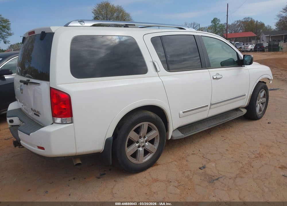2012 NISSAN ARMADA PLATINUM VIN: 5N1BA0ND0CN606970
