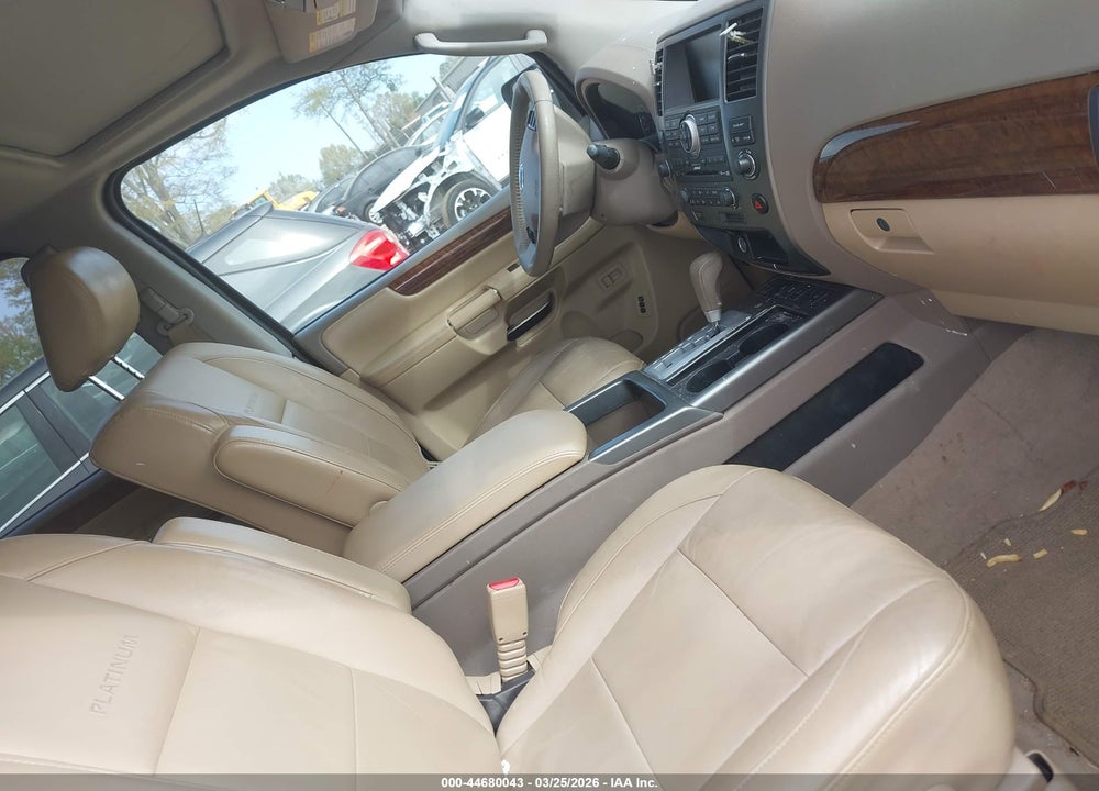 2012 NISSAN ARMADA PLATINUM VIN: 5N1BA0ND0CN606970