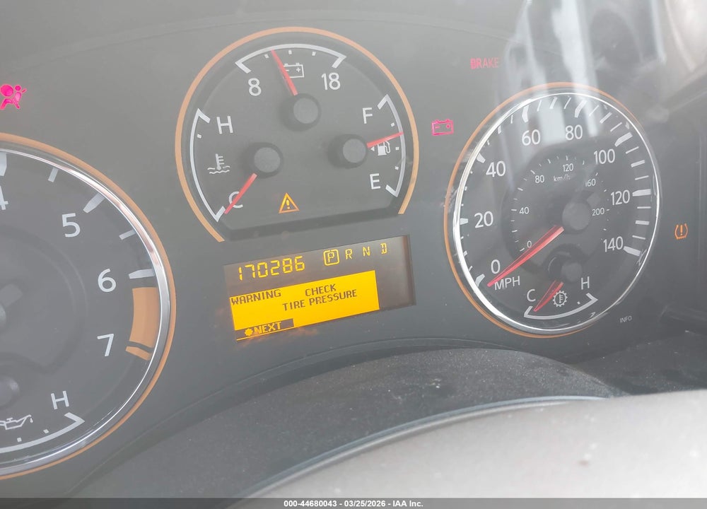 2012 NISSAN ARMADA PLATINUM VIN: 5N1BA0ND0CN606970