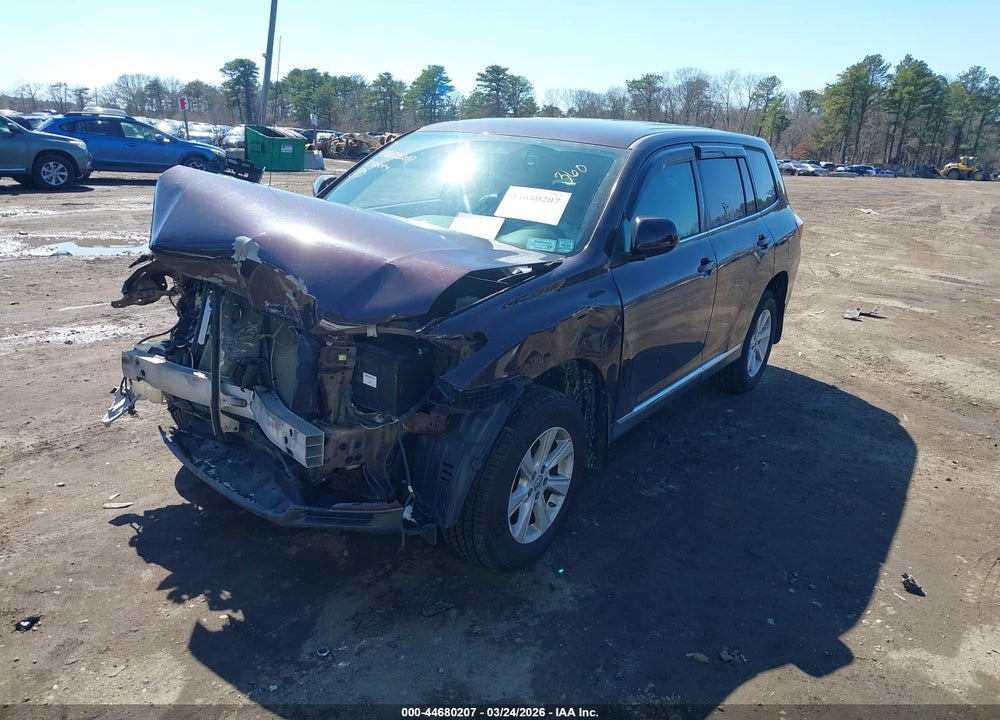 2012 TOYOTA HIGHLANDER VIN: 5TDZA3EH1CS029884