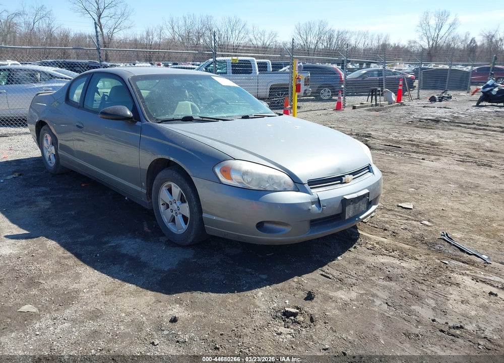 2007 CHEVROLET MONTE CARLO LS VIN: 2G1WJ15K079168656