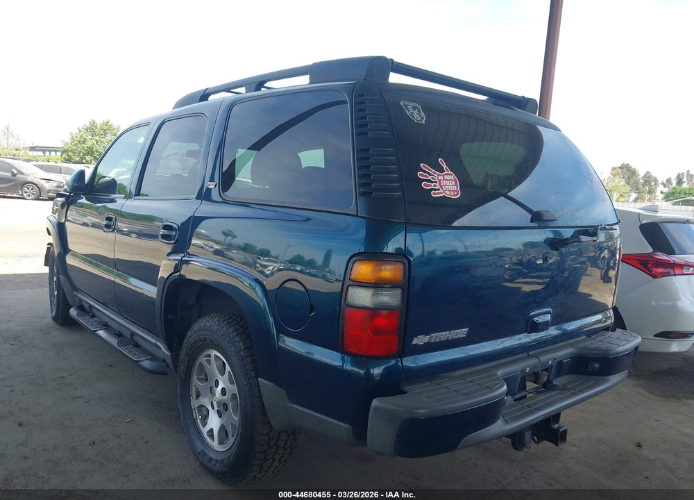 2006 CHEVROLET TAHOE Z71 VIN: 1GNEK13T06R127144