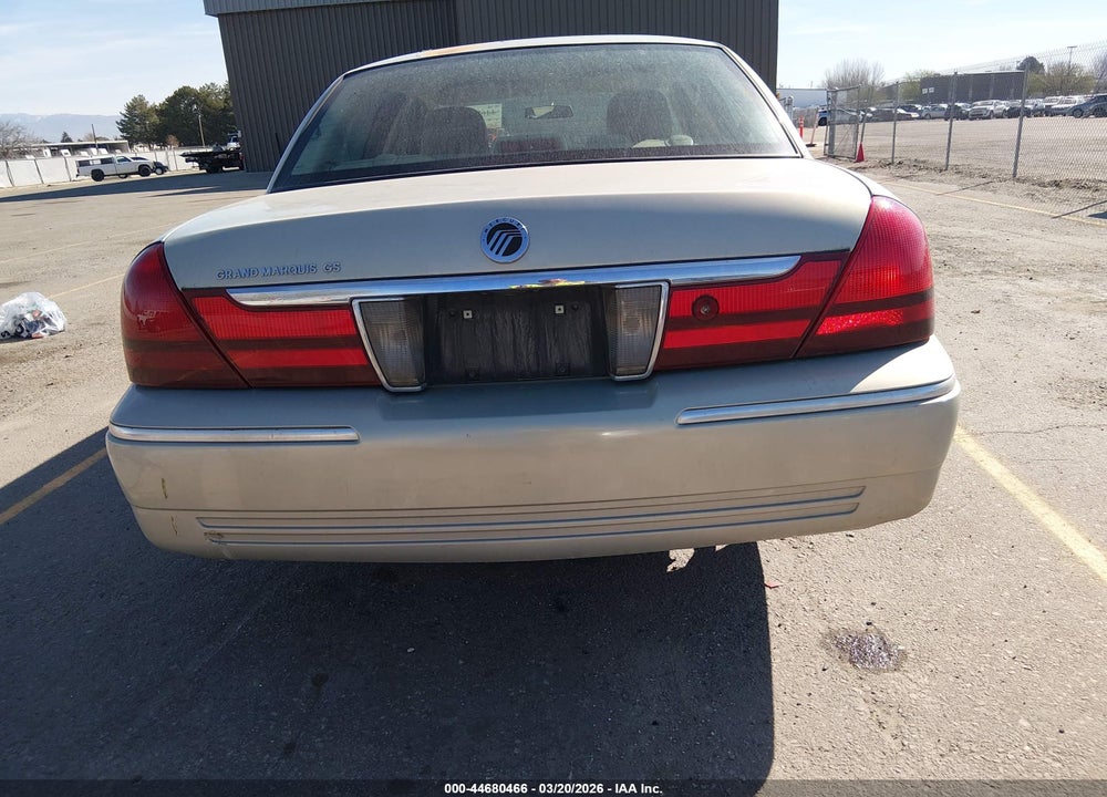 2004 MERCURY GRAND MARQUIS GS VIN: 2MEFM74W94X698653