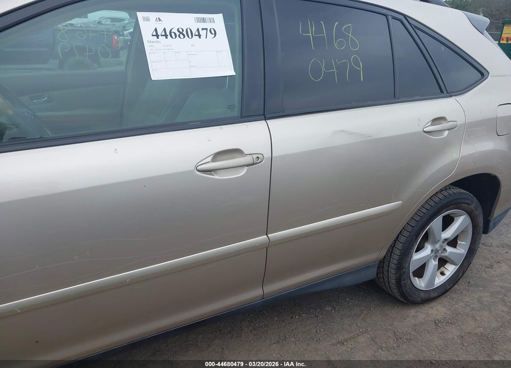 2005 LEXUS RX 330 VIN: 2T2HA31U25C087430