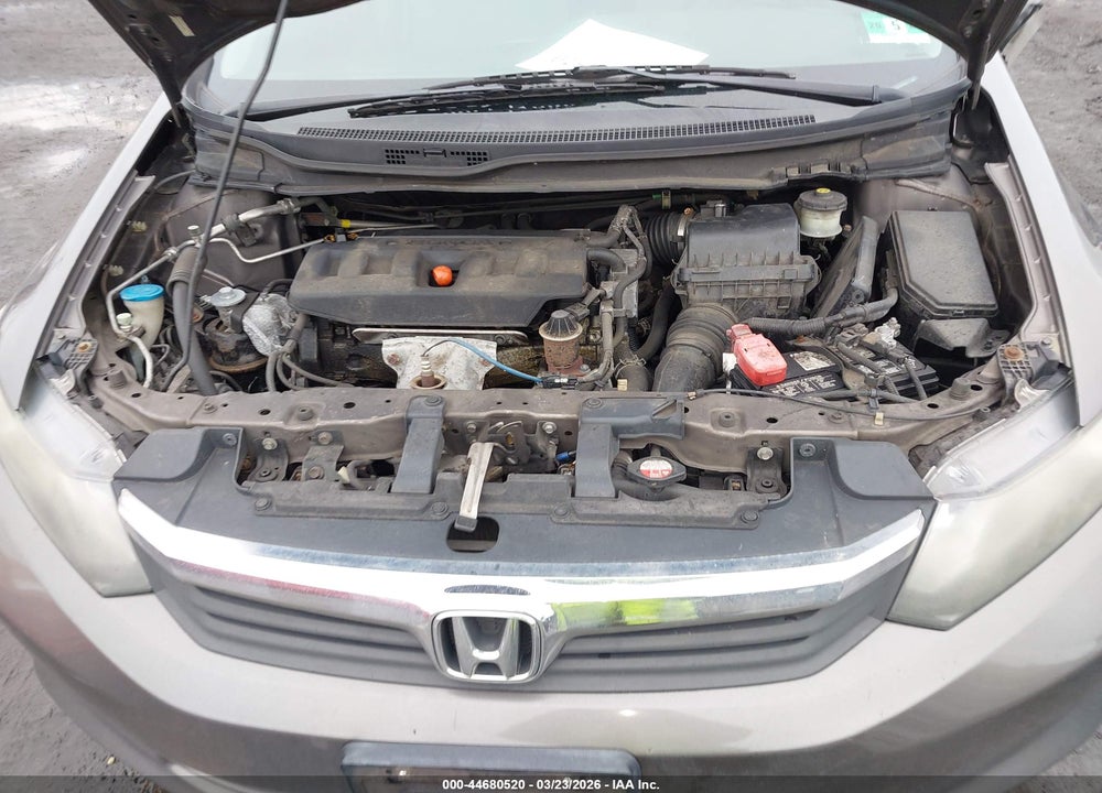 2012 HONDA CIVIC LX VIN: 19XFB2F50CE074095