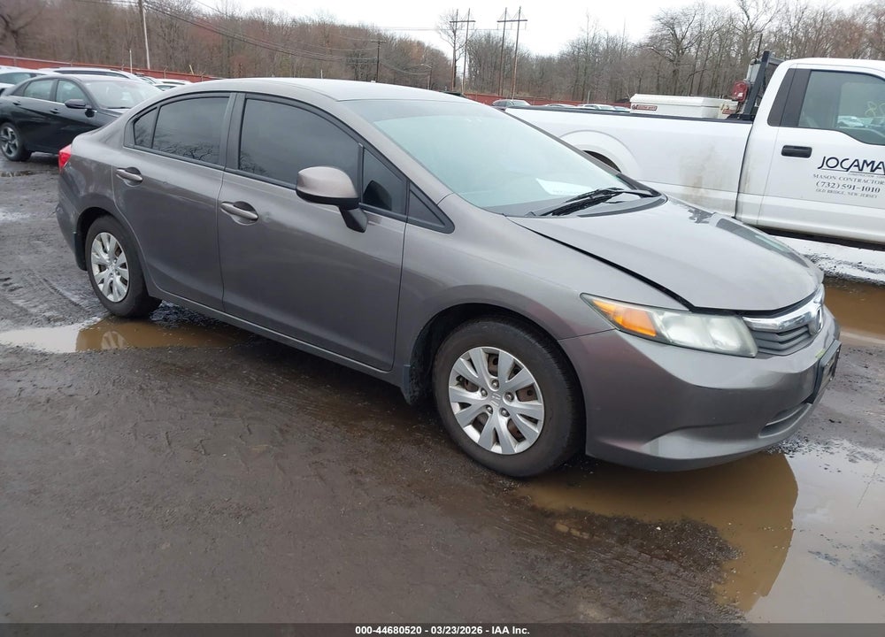 2012 HONDA CIVIC LX VIN: 19XFB2F50CE074095