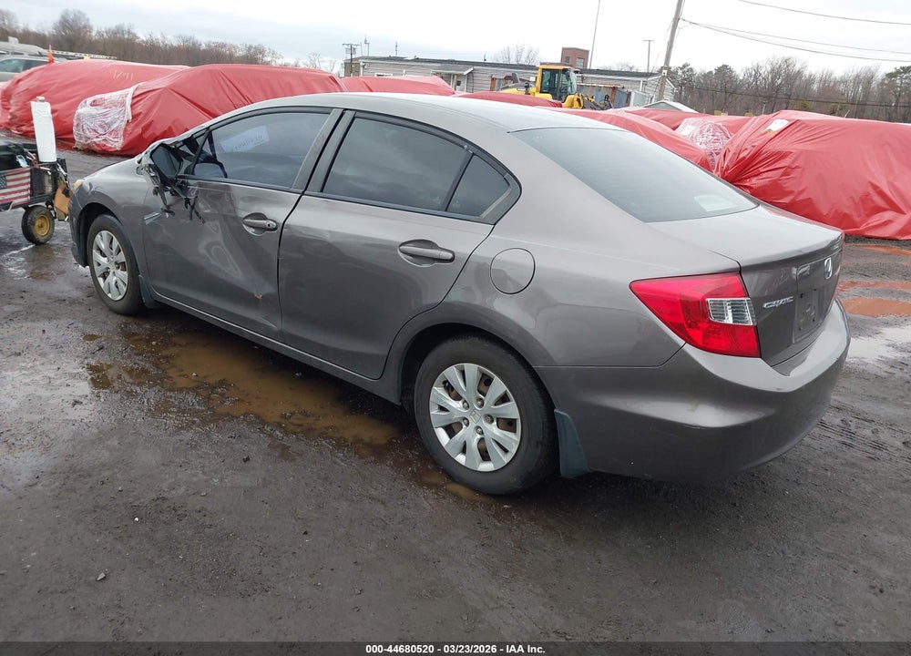 2012 HONDA CIVIC LX VIN: 19XFB2F50CE074095