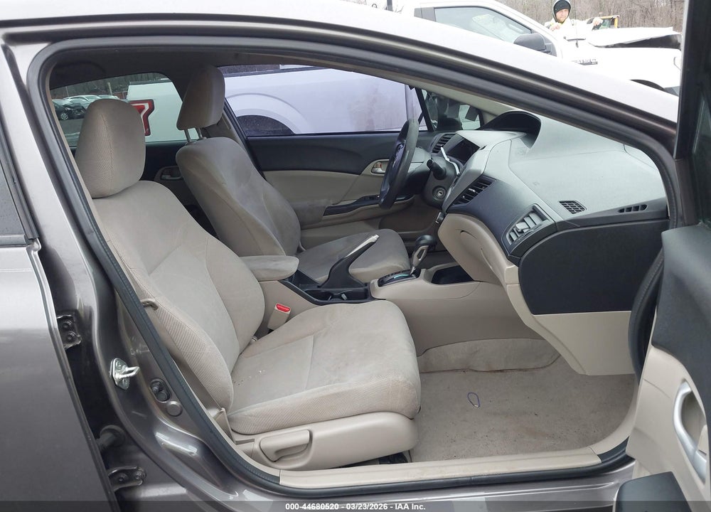 2012 HONDA CIVIC LX VIN: 19XFB2F50CE074095