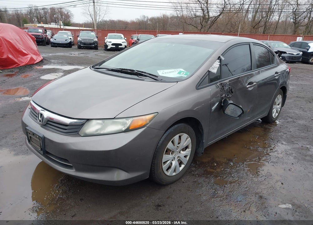 2012 HONDA CIVIC LX VIN: 19XFB2F50CE074095