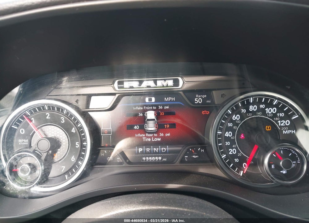 2020 RAM 1500 BIG HORN  4X4 5'7 BOX VIN: 1C6SRFFTXLN283508