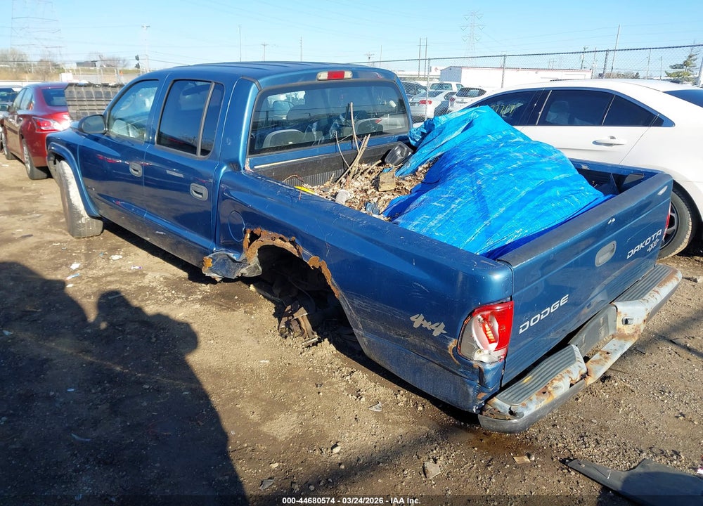 2003 DODGE DAKOTA SPORT/SXT VIN: 1D7HL38X13S220064