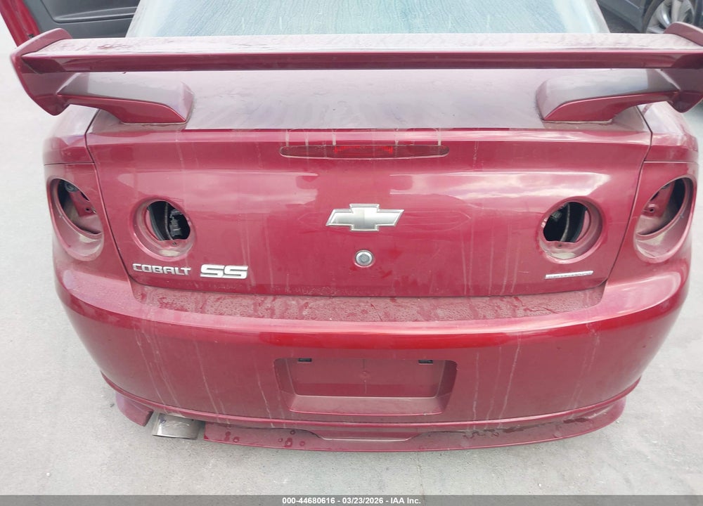 2008 CHEVROLET COBALT SS VIN: 1G1AP18XX87304133