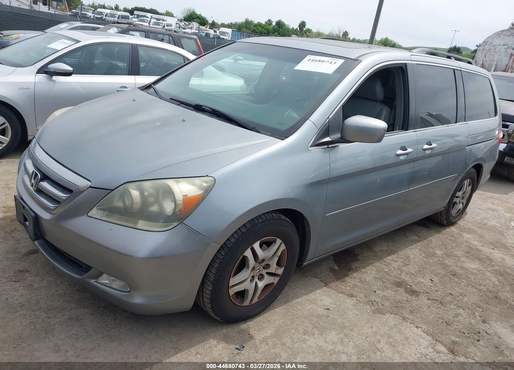 2006 HONDA ODYSSEY EX-L VIN: 5FNRL38736B053724