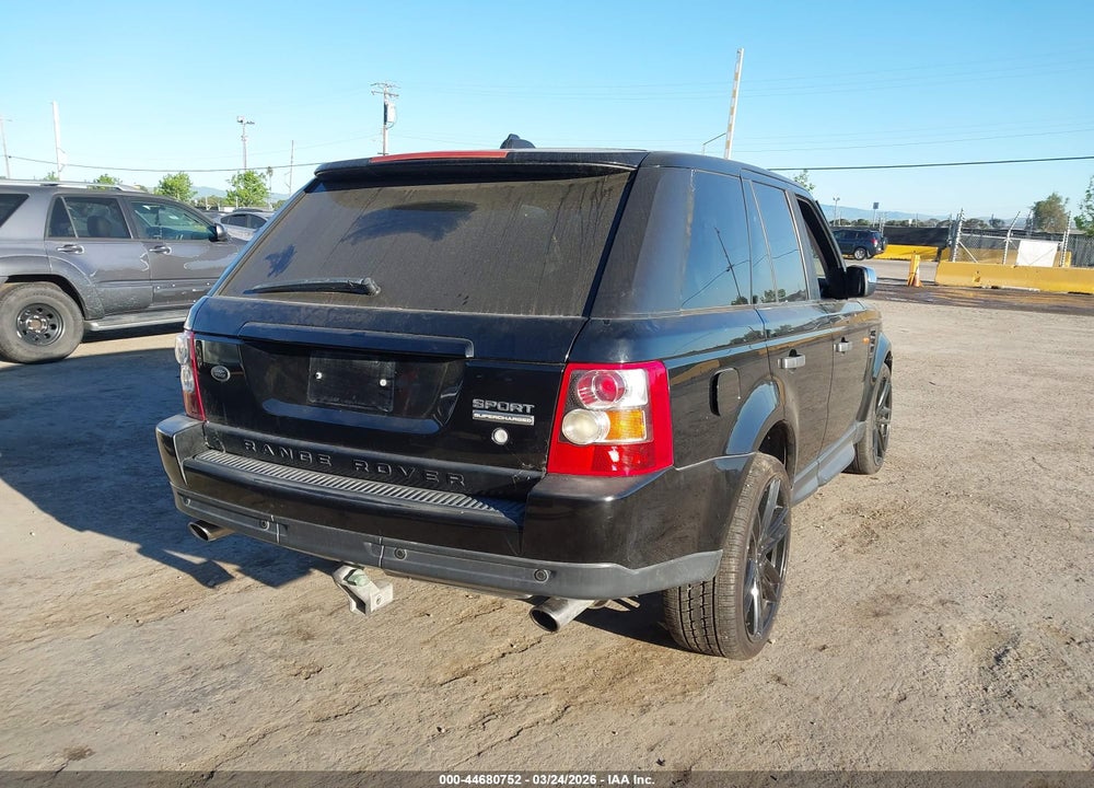 2007 LAND ROVER RANGE ROVER SPORT SUPERCHARGED VIN: SALSH23487A102848